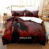 New Bleach Anime Bedding Set Cartoon 3 Piece Duvet Cover for Adult Kid Bedroom Cool Design
