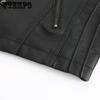 Spring and Autumn Women's Leather Jacket Short Jacket Slim Thin Section Leather Jacket Ms. Biker Clothing