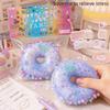 Slow Rebound Cake Squeeze Toys Soft Sticky Doughnut Squishy Toy Doughnut Fidget Toy  Desktop