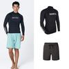 Men's Quick-Dry Long Sleeve Wetsuit for Surfing, Snorkeling, and Water Sports - Sun Protection & Jellyfish Defense.