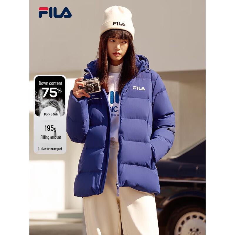 FILA Men s Winter Thickened Hooded Down Jacket M