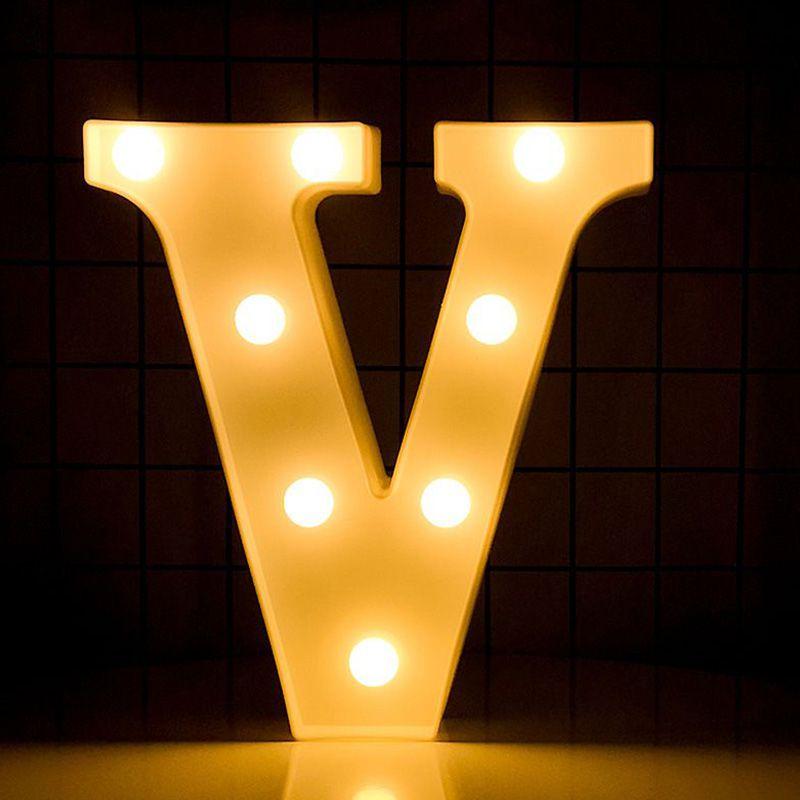 Birthday Light Happy Led Digital Color Lights Emitting Romantic Scene Decorative