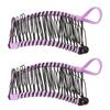 2pcs Banana Hair Clips Fashionable Stretchy Vintage Clincher Comb Tool for Women Thick Wavy Curly Hair