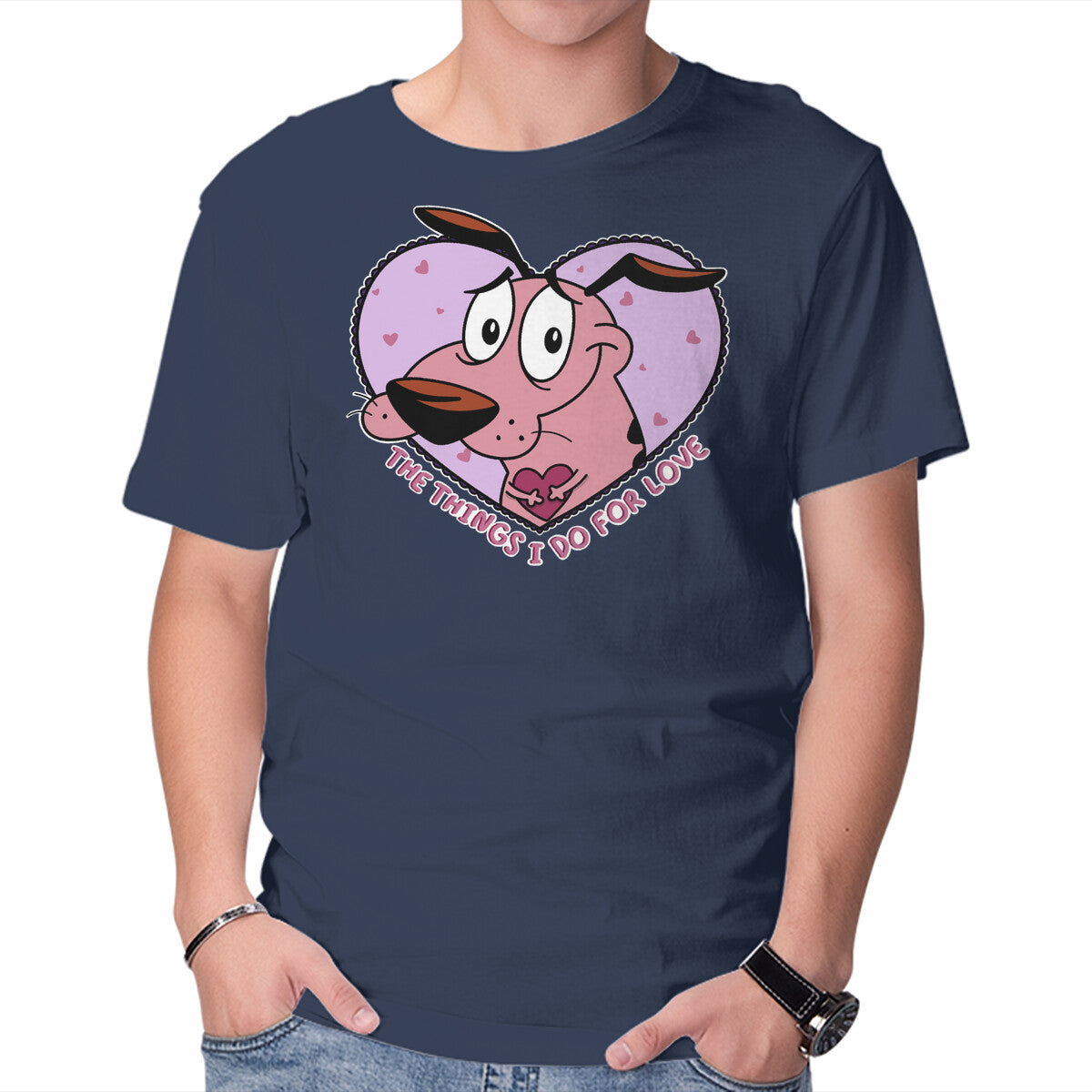 Unisex Crew Neck T-Shirt The Things I Do For Love Graphic Short Sleeve Casual Tee XXXL