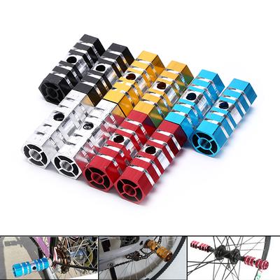 2 ks Pedály na kolo Hliníkové osy Bmx Mtb Pedál na kolo Stunt Stunt Stup Pegs