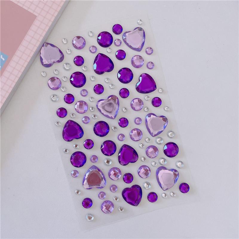 New Stickers On The Face Rhinestone Makeup Bright Face Art Sticker Children's Temporary Tattoo Rhinestone for Strasse Makeup