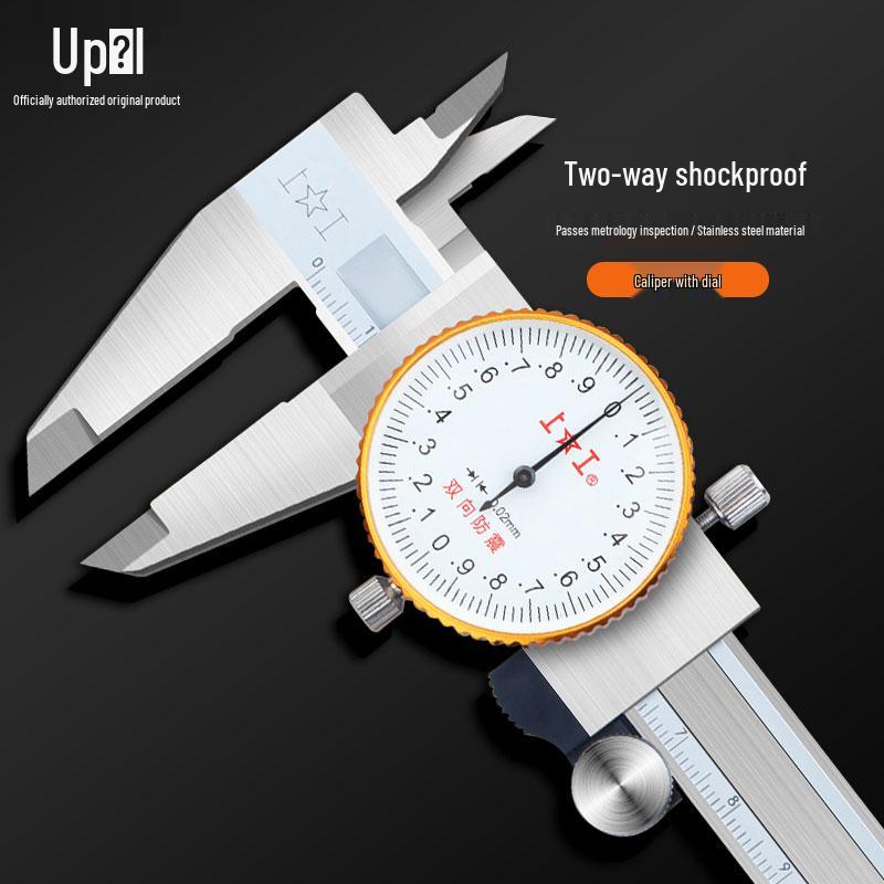 Dial Caliper 0-300mm: High Precision Oil-Marked Vernier Stainless Steel Caliper
