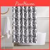 Chic And Stylish Bathroom Shower Curtain Made Of Durable Water-resistant Polyester Fabric