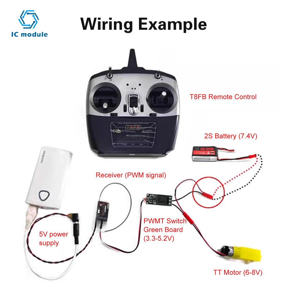 1 Channel  Electronic Switch Relay Module For RC Model Aircraft/Car/Boat Controller PWM Servo Signal Input