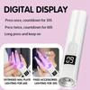 Professional Nail UV LED Flashlight with Display Rechargeable Portable Desk Nail Dryer Stand UV Lamp for Nails Art Removable