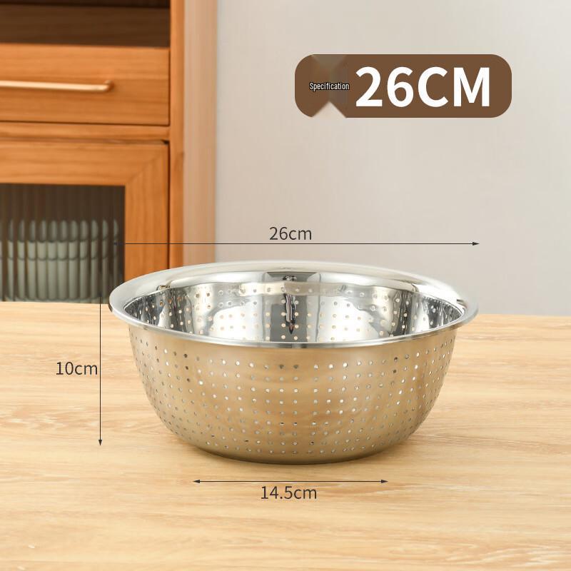 Shangqi Stainless Steel Deep Strainer & Wash Basin Set