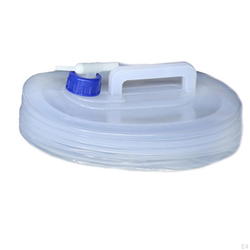 Collapsible Water Container Bag, Storage Carrier, Portable Camping Drinking Jug,