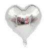 18-inch Heart-shaped Love Aluminum Film Balloons for Wedding and Party Decorations