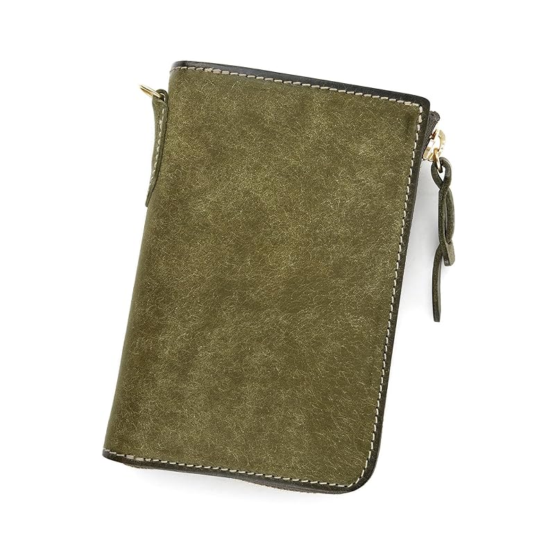 

[Corbo] bifold wallet L-shaped zipper men s khaki CO-1LN-1710-63