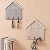 Nordic Style Solid Wood Hooks A Row Of Creative Entrance Clothes Hooks Home Wall Keys Storage Boxes Wall Hooks YLE201