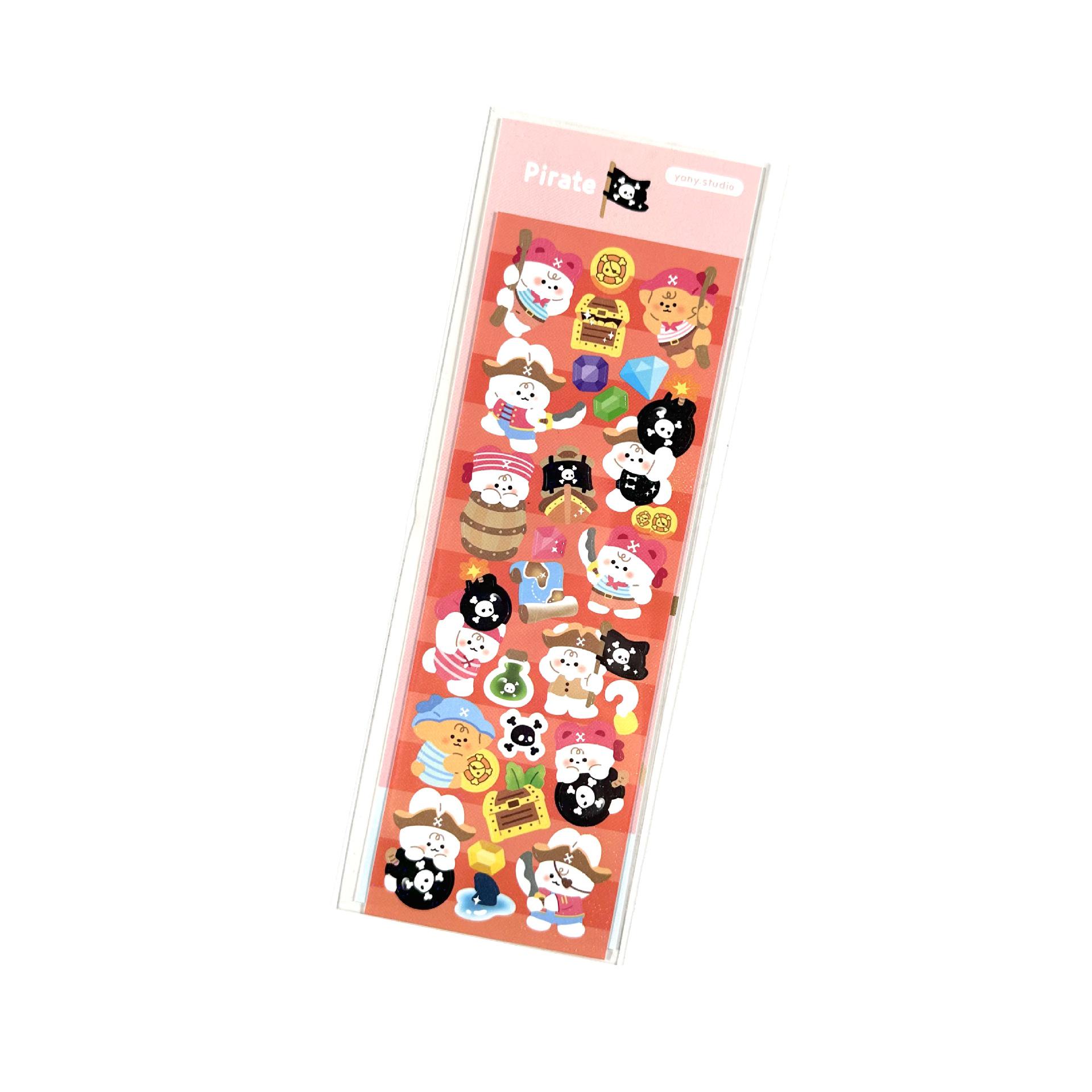 Cute Korean Cartoon Animal Stickers for DIY Guka Diary