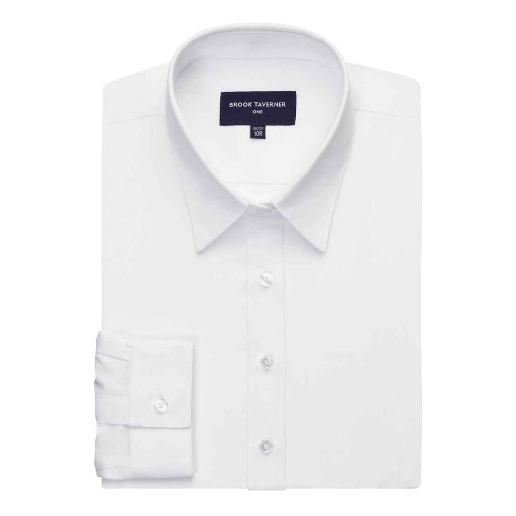 Brook Taverner Selene Poplin Langermet formell skjorte for kvinner/damer