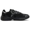 Puma Axis Comfortable Simple Non-Slip Low-Top Running Shoes Unisex Sneakers Black Silver 368465-21