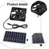 159x94mm Solar Panel Fan USB Output Port Waterproof And Weather-resistant Compact And Portable EVA Lamination Process For RVs
