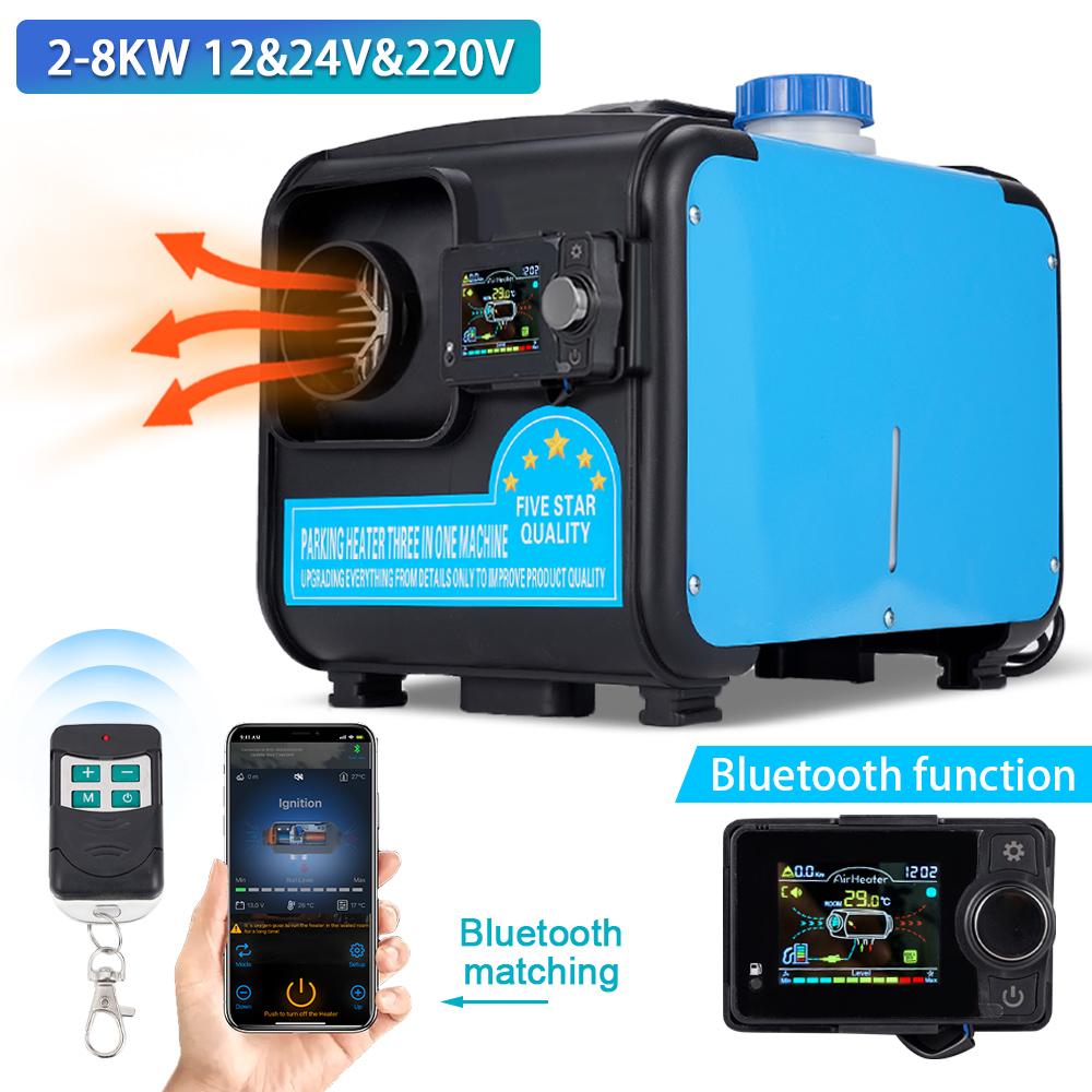 Bluetooth Parking Heater Set 12V&24V&220V 2-8KW DC&AC Universal Suitable For Indoor And Outdoor Use And Various Vehicle Models