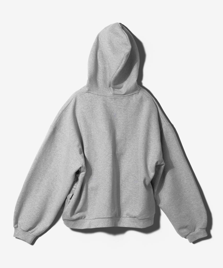 Fanshow Pocket Hooded Zipup - Melange