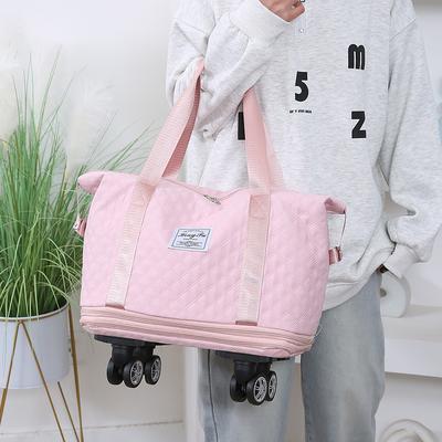 Reisetasche Großes Fassungsvermögen Damen Supergroß Hebel Hand Aufsetzen Schlechte Tragbare Aufbewahrungstasche Sport-Gymnastiktasche Seesack