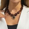 Irregular Resin Beads Choker for Women Necklace Jewelry Accessories