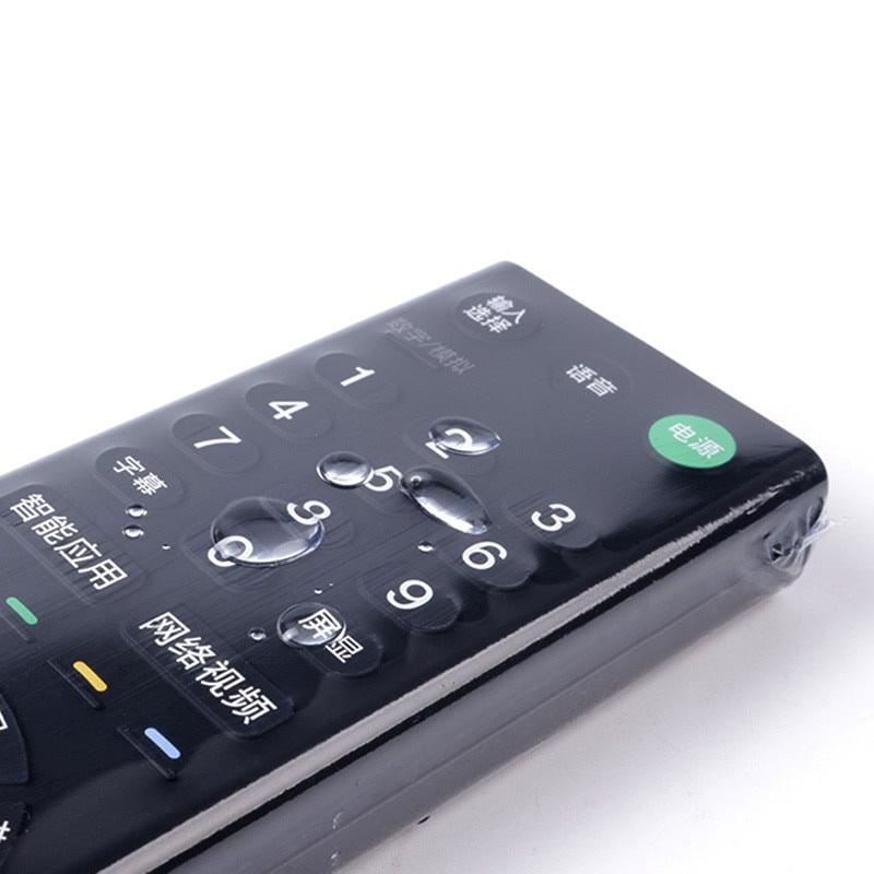 10 Pezzi Sacchetto Trasparente Termoretraibile Custodia Copertura per Telecomando TV Telecomando Condizionatore d'Aria Sacchetto Protettivo Antipolvere