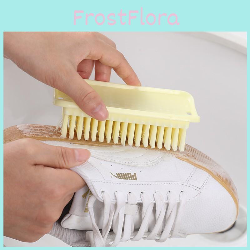 Multipurpose Plastic Laundry Brush For Clothes Shoes Cleaning With Soft Bristles