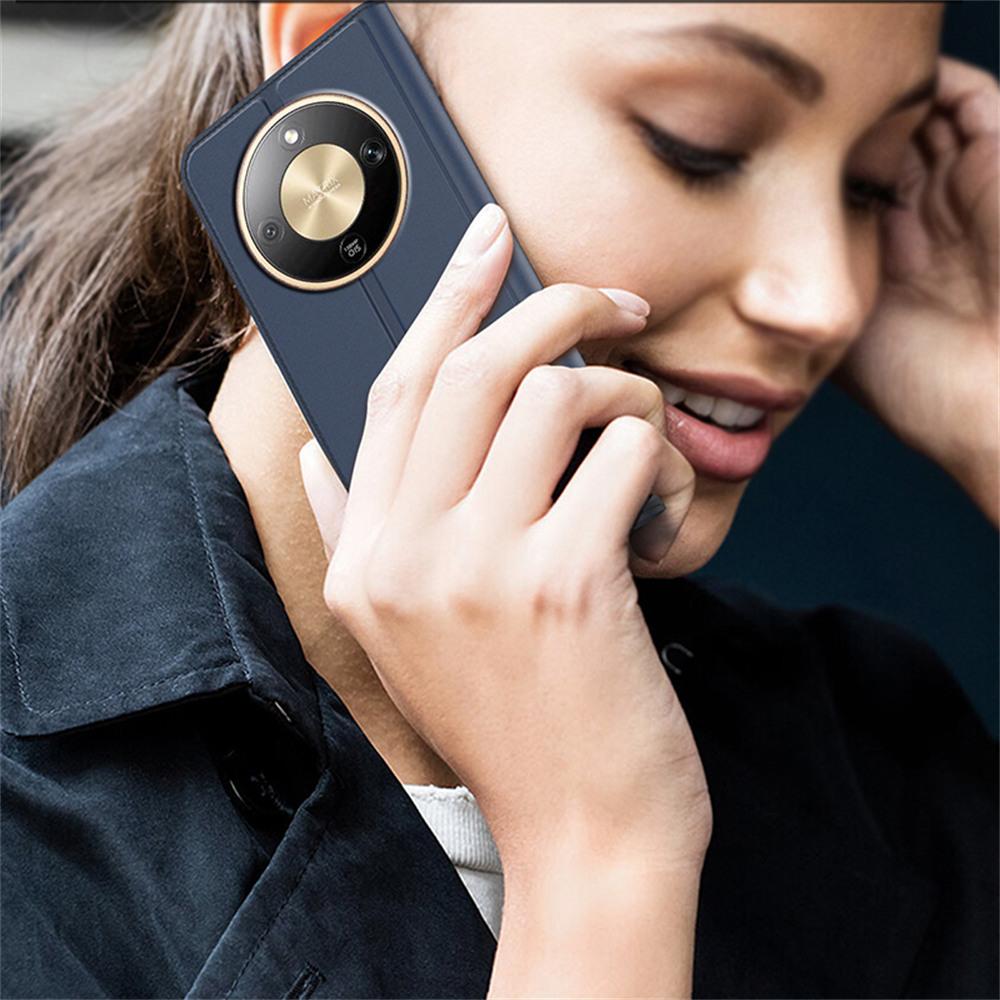 Handyhülle für Honor Magic8 Lite 5G / X9d 5G / X70 5G PU-Leder Handyhülle mit Kartenhalter Ständer