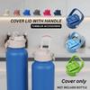 Splash Spill Proof Universal Replace Lid Wide Mouth Straw Lid  for Water Cup Accessories