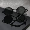 Brand Punk Polarized ND9 Adjustable Dimming Sun Glasses Men Women Round Sunglasses Men's Fishing Eyeglasses Outdoor Shades UV400