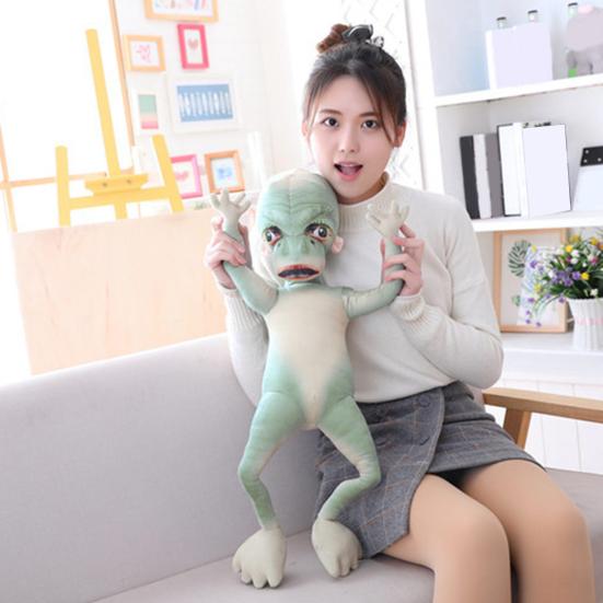 Aliens Plush Toy Fluffy PP Cotton Filling Lovely Doll Plushies Photo Prop Sofa Ornament Huggable Stuffed Pillow Cartoon