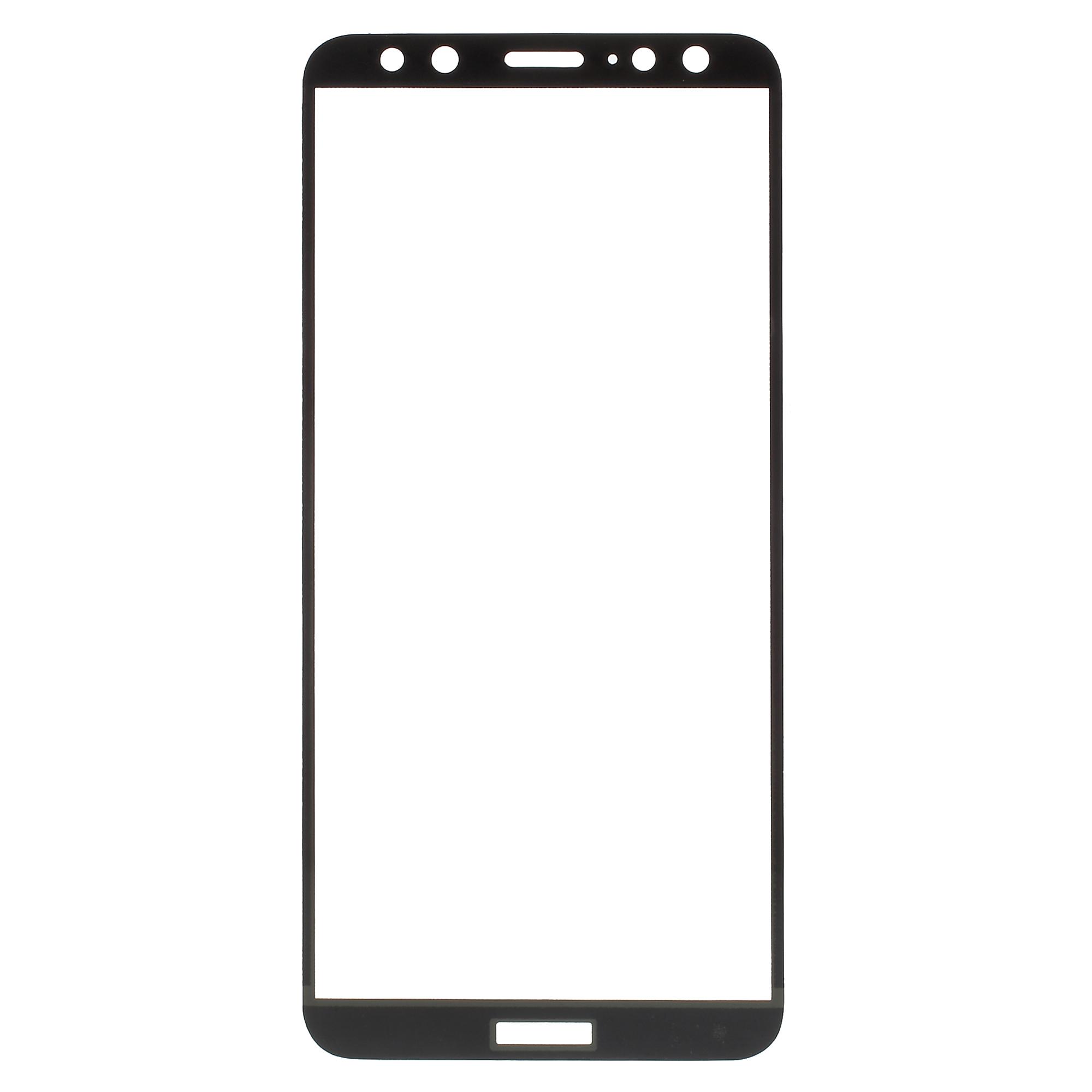 

Silk Printing Full Size Tempered Glass Screen Protector for Huawei Mate 10 Lite/nova 2i/Maimang 6/Honor 9i (India) Black