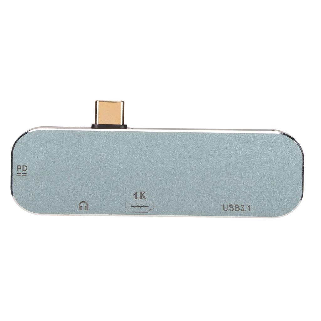 Type C Hub PD Charging Port Hot Plug Function 4K 60Hz 10Gbps Aluminum Alloy USB C Hub for Android