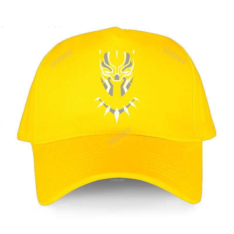 New Arrival Solid Baseball Caps Men summer Breathable Golf Hat Panther Wakanda Mask Teens Fashion Brand Cap female leisure Hats