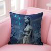 CCorpse BrideE Movie Cushion Cover Natural Linen Pillow Case DoubleSided Print Decorative Sofa Pillowcase Home Decor Gift