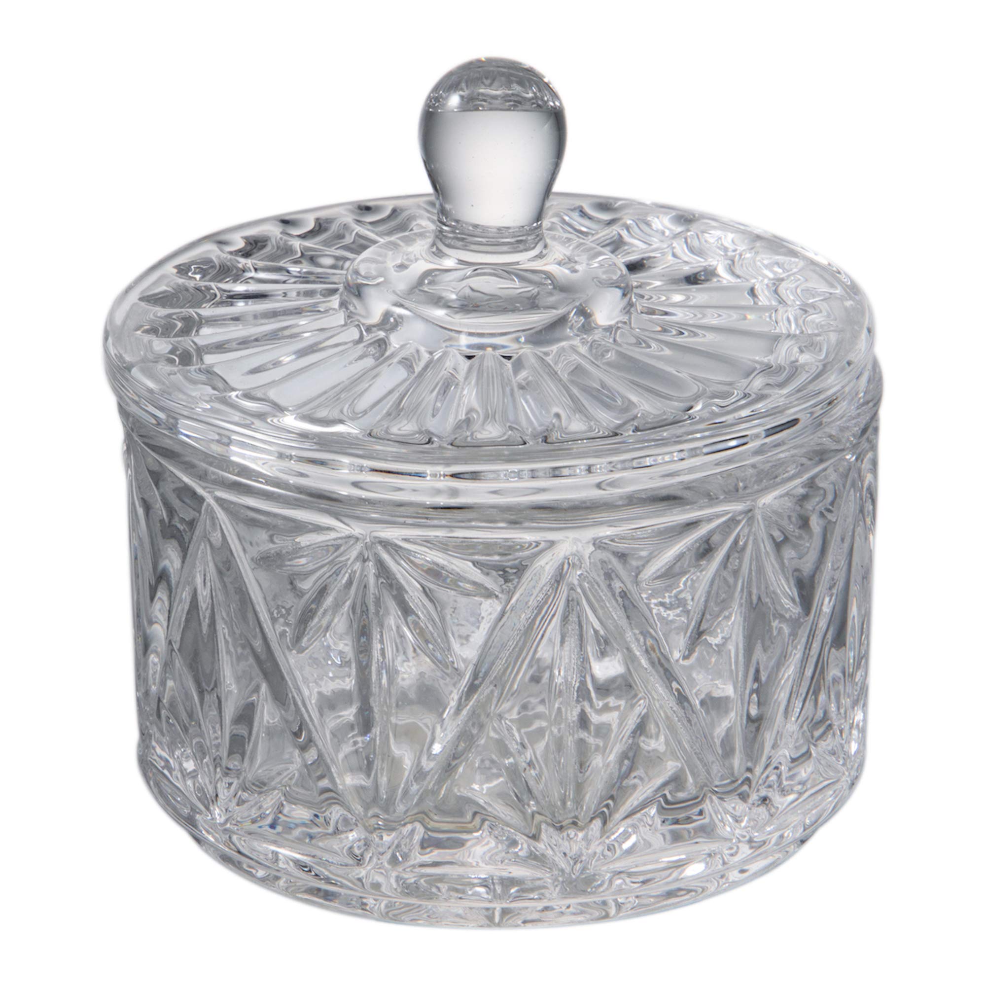 Aoyama Glassware Small Bowl with Lid, Storage Container, Canister (with Lid), Approx. 9cm, Vulcan AMG-CA-P702