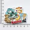 Japan Tourist Souvenir Fridge Magnets Japanese Resorts Souvenir Magnetic Stickers for Photo Wall Fridge Stickers Children Gifts