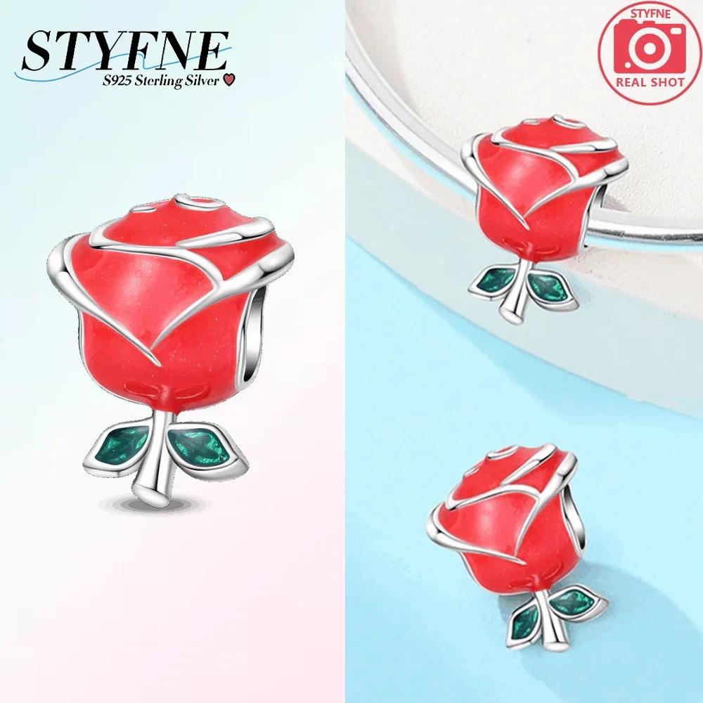 Charm Bead Charms Plata Originales Pink Bouquet House Bead Charms Ideal For Charm Bead Charms copper Bracelets Bead Charms Jewellery Making Womens Gi