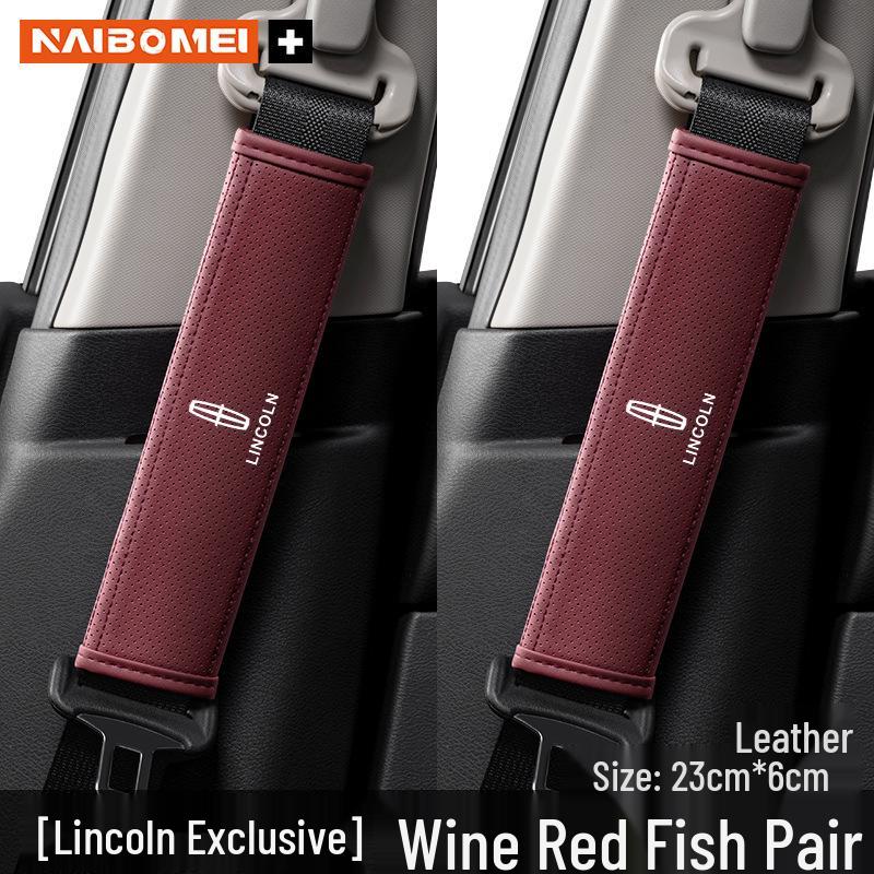 Seat Belt Shoulder Pad Cover for Lincoln MKC, Aviator, MKZ, Nautilus