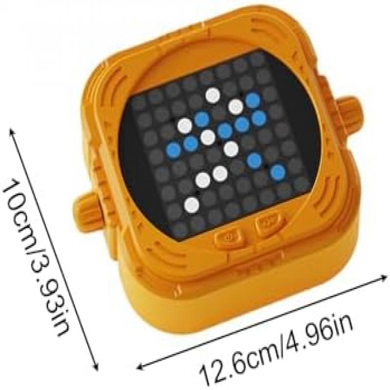 Five-in-a-Row Electronic Board Game, Smart Strategy Puzzle Toy, Portable Brain Training Board for Kids Teens Adults Family Travel Camping Party