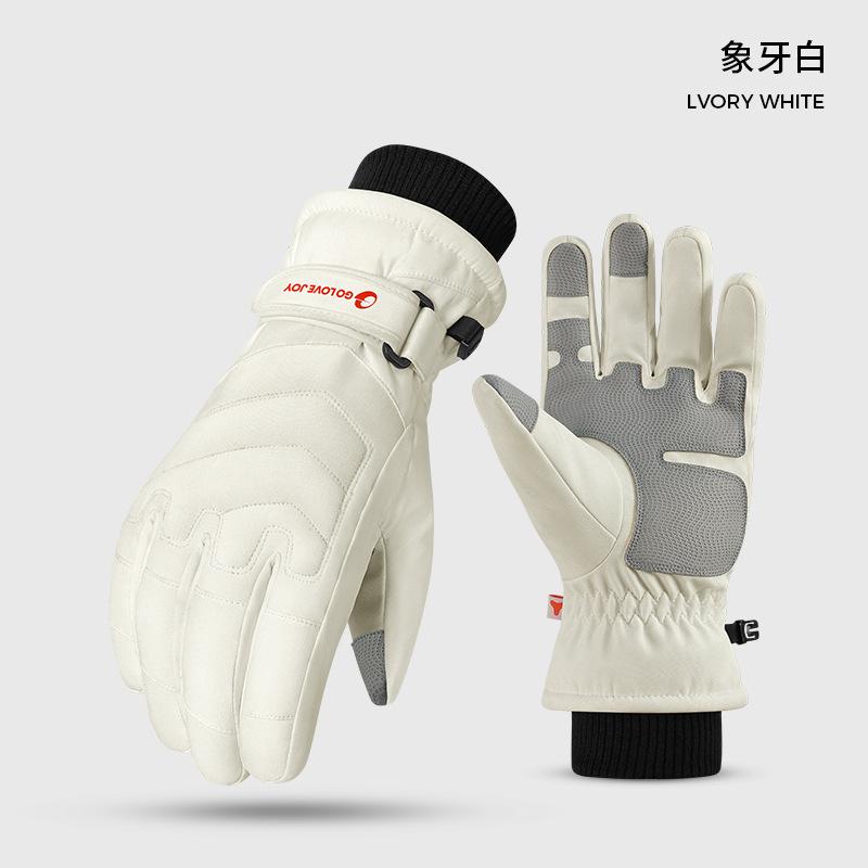 Touchscreen Waterproof Winter Cycling Gloves Windproof Thermal Snowboard Ski Gloves Non-Slip for Men And Women Outdoor Sports