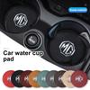 2pcs Suede Car Water Cup Slot Bottle Holder Waterproof Pad For MG Morris Garages 3 5 6 7 HS ZS GS Hector TF GT ZR RX5 RX8 Q8