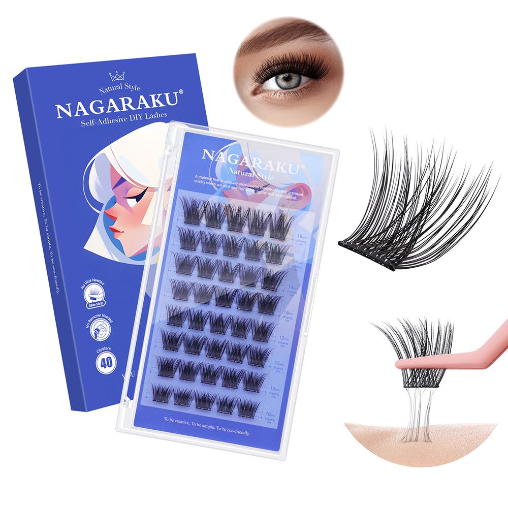 NAGARAKU No Glue Needed DIY False Lashes Without Tweezers