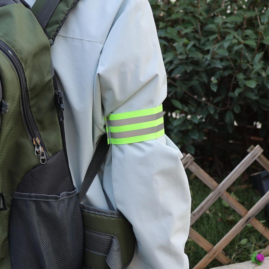Reflective Strips for Night Walking Cycling Running Jogging Hiking Camping High Visibility Wrist Arm Leg Reflector Tape Bands