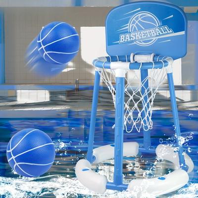 Pool Basketballkorb Schwimmende Poolspielzeuge Mit Bällen Outdoor Schwimm-Basketballspiele Wasserspielzeug Familienfeier Für Kinder Erwachsene