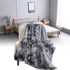 Oversized Faux Fur Blanket Super Soft Cozy Blanket Luxury Fluffy Blan Throw