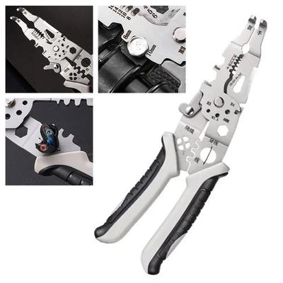 Wire Branching Electric Cable Stripper Adjustable Wire Crimping Cutter  Stripping Tool