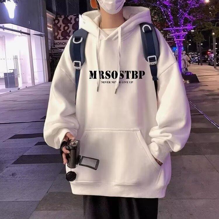 Retro-Pullover im Hong Kong-Stil für Herren, Frühling und Herbst, Kapuzenpullover für Herren, amerikanischer schwerer High Street-Ins-Mode-Marken-Baggy-Mantel